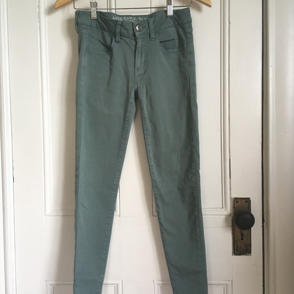 AEO Green Jade Jegging 2 Short - Picture 12 of 13